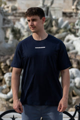 Pump Cover Oversize T-Shirt - Bleu Marine