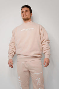 Crewneck Signature Sweatshirt - Beige