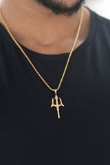 Collier Trident - Or