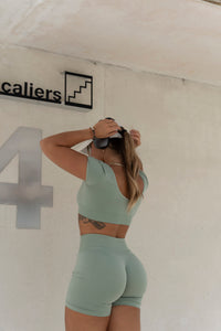 Crop Top Seamless - Sauge