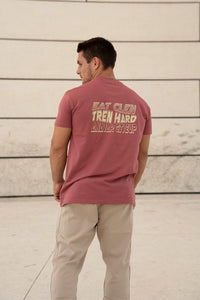TEESHIRT TRIDENT - Vieux rose