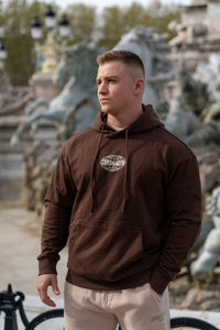 Globe Hoodie - Marron